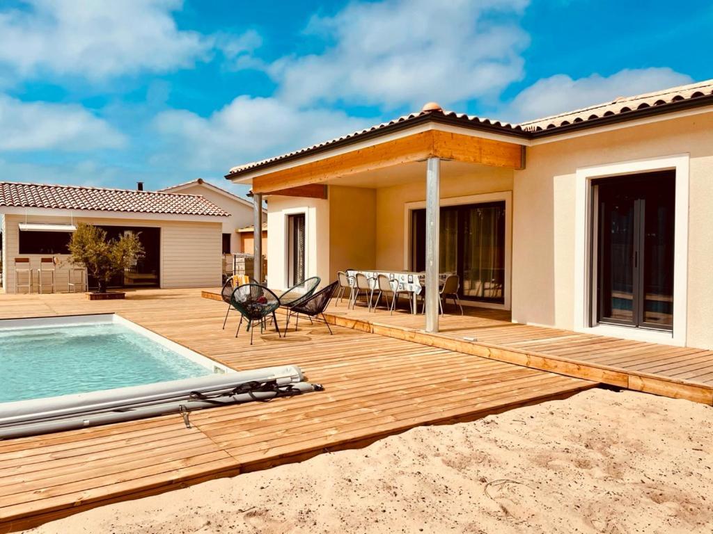 Villashomeclet - Villa Palm Beach Vensac Εξωτερικό φωτογραφία